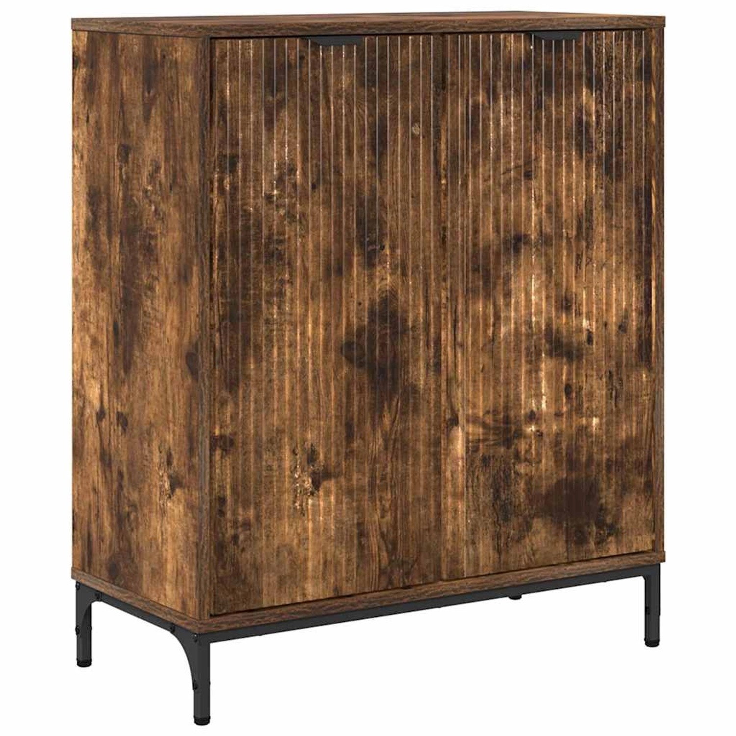 vidaXL Sideboard Räuchereiche 69,5 x 33 x 82 cm Holzwerkstoff 883429