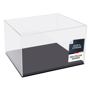 HMF 46806 Acryl Vitrine Schaukasten für Modellautos Figuren 32 x 28 x 20 cm Transparent