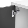 Hettich Mini-Scharnier für innenliegende Möbeltüren (15-19 mm).