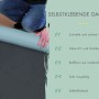 Karibu Dachfolie, selbstklebend, 5 m², Anthrazit. Rolle wird verlegt, Gartenhaus-Zubehör.