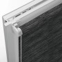 Gardinia EasyFix Rollo Natur, 45x150 cm, schwarz/weiß, Detailansicht der Halterung.