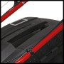Detailaufnahme des Einhell GC-PM 51/3 S HW-E Benzin-Rasenmähers, Fokus auf Gehäuse und Bedienelemente.
