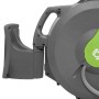 Geka Schlauchbox K25 Grau mit Wandhalterung, Gartenschlauchwagen für komfortable Gartenbewässerung.