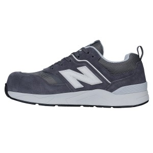 New Balance Sicherheitsschuh Elite Lite, grau-weiß, Größe 40. Arbeitsschuh mit Fiberglas-Zehenkappe.