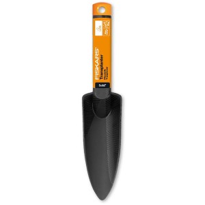 Fiskars Pflanzkelle Solid, Gartenhandgerät aus Kunststoff mit Aufhängeloch.