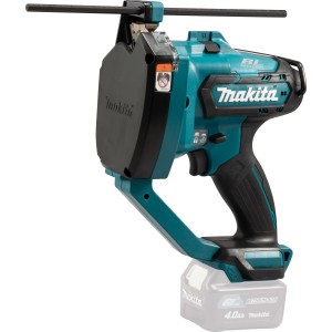 Makita Akku-Gewindesstangentrenner SC103DZ (12V, Solo) in Türkis und Schwarz mit Akku.
