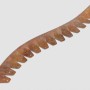 Gebogene L-Rasenkante in Rost-Braun, 196x5cm, aus robustem Stahl für flexible Gartengestaltung.