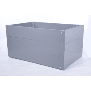 PROREGAL Hochbeete Growline Plast HxBxT 61x120x80cm 3 Ebenen Grau