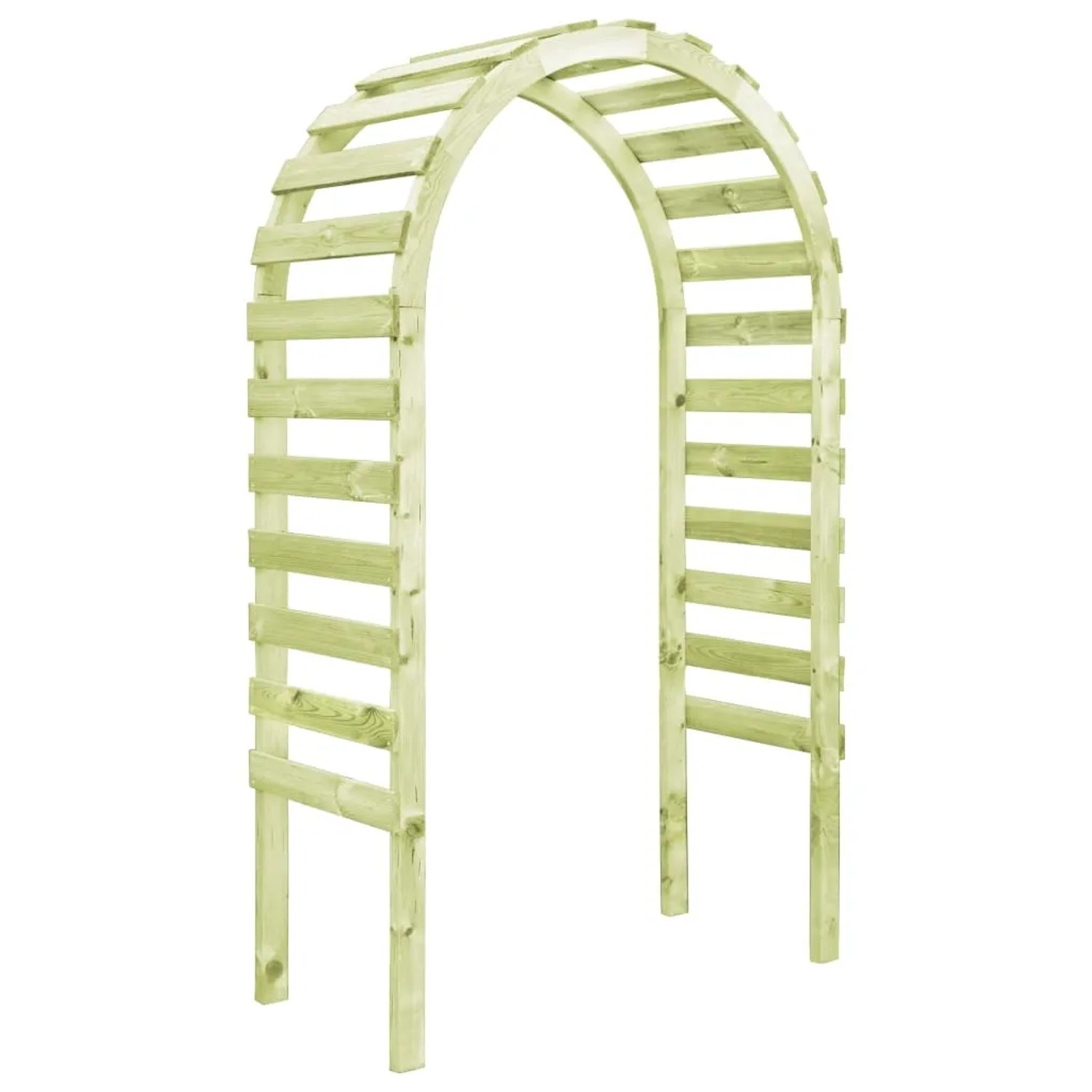 vidaXL Gartenpergola aus imprägniertem Kiefernholz, 130x60x230 cm, für Kletterpflanzen.