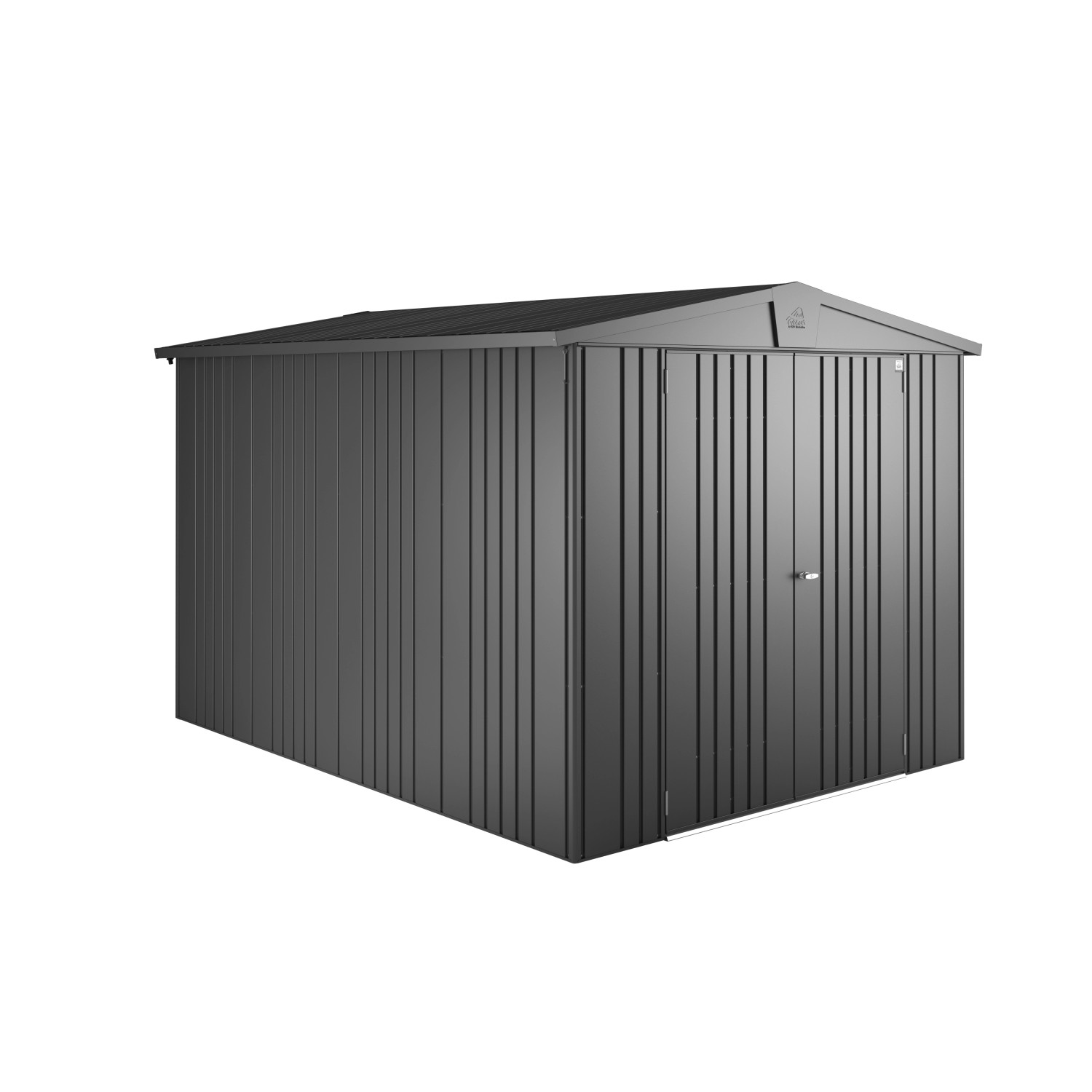 Biohort Metall-Gerätehaus Europa Dunkelgrau-Metallic 6,8 m²