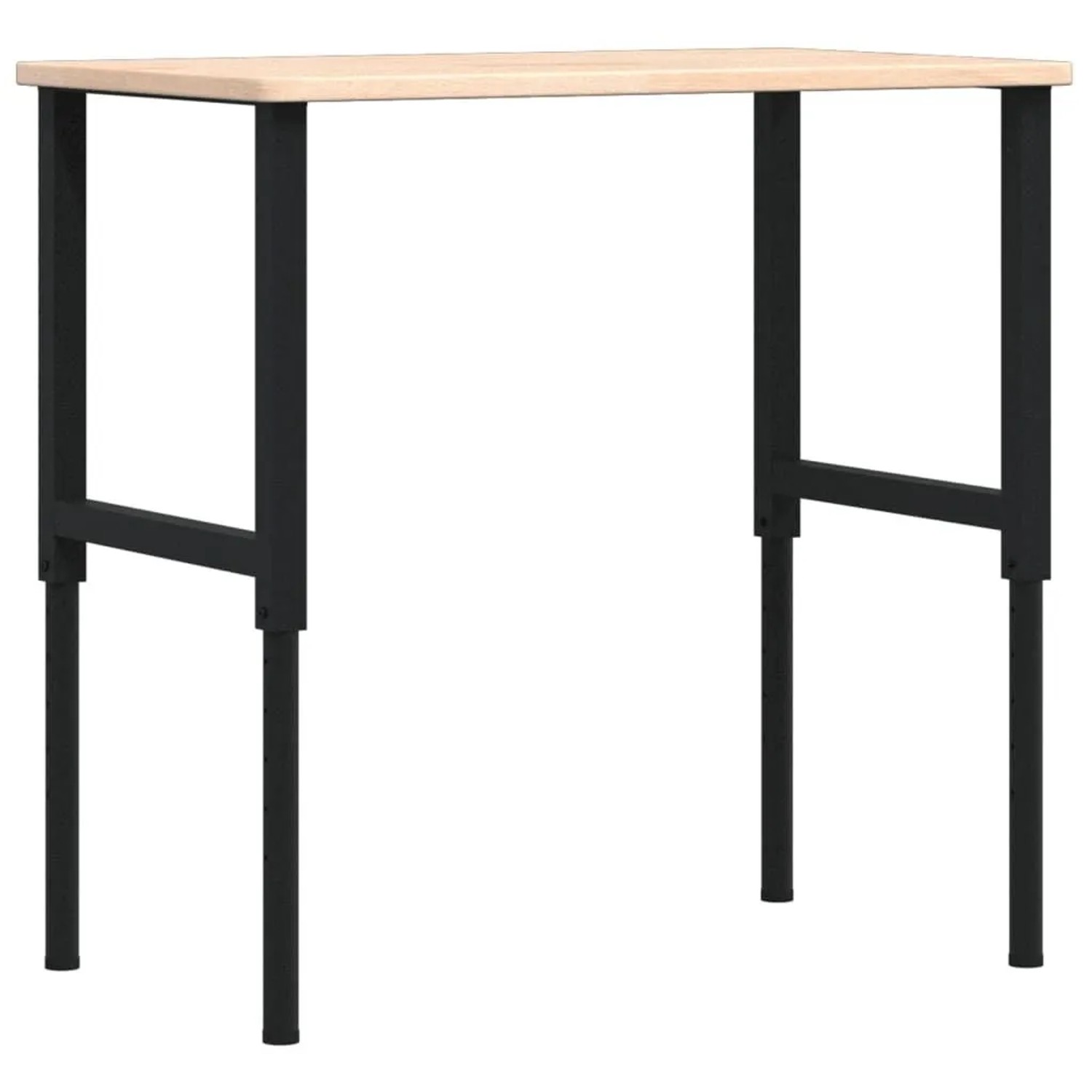 vidaXL Werkbank 100x60x71,5-98 cm Massivholz Eiche Rechteckig 3309678