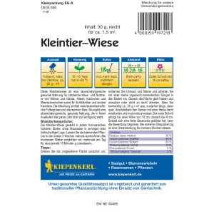 Kiepenkerl Kleintierwiese Samenpackung, Grünfutter-Mischung für Kleintiere.