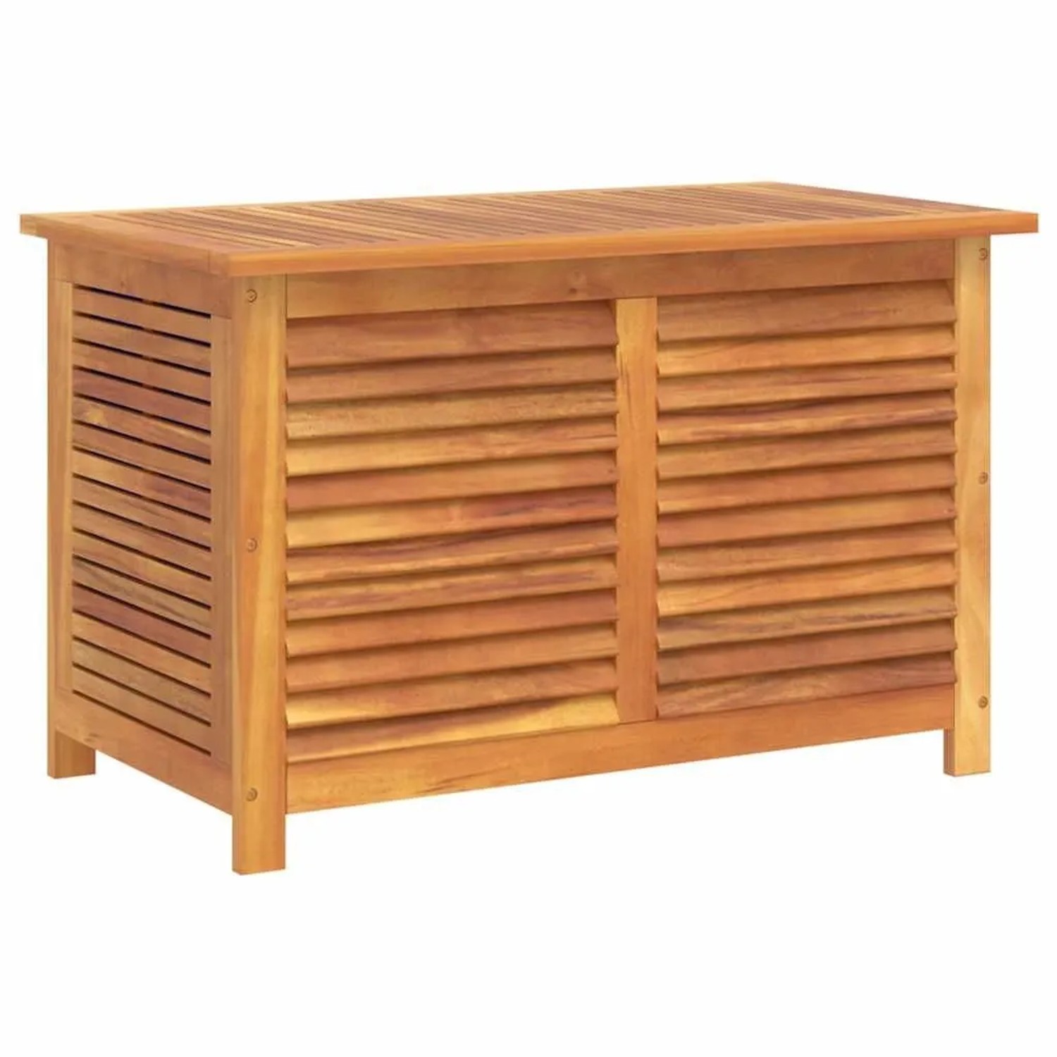 vidaXL Gartenbox mit Lüftungsschlitzen 90x50x56 cm Massivholz Akazie 365840