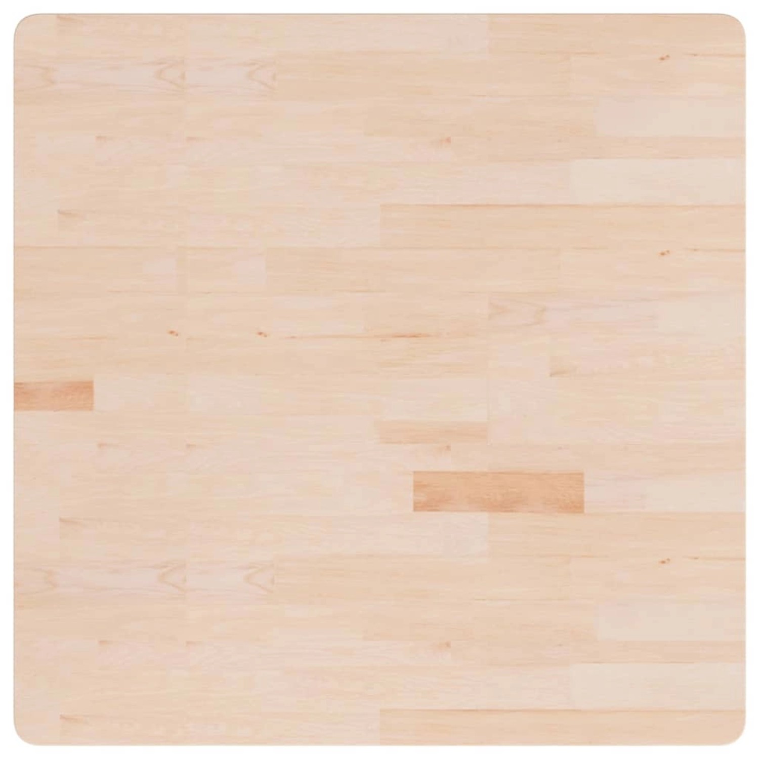 vidaXL Tischplatte Quadratisch 90x90x2,5 cm Eichenholz Unbehandelt