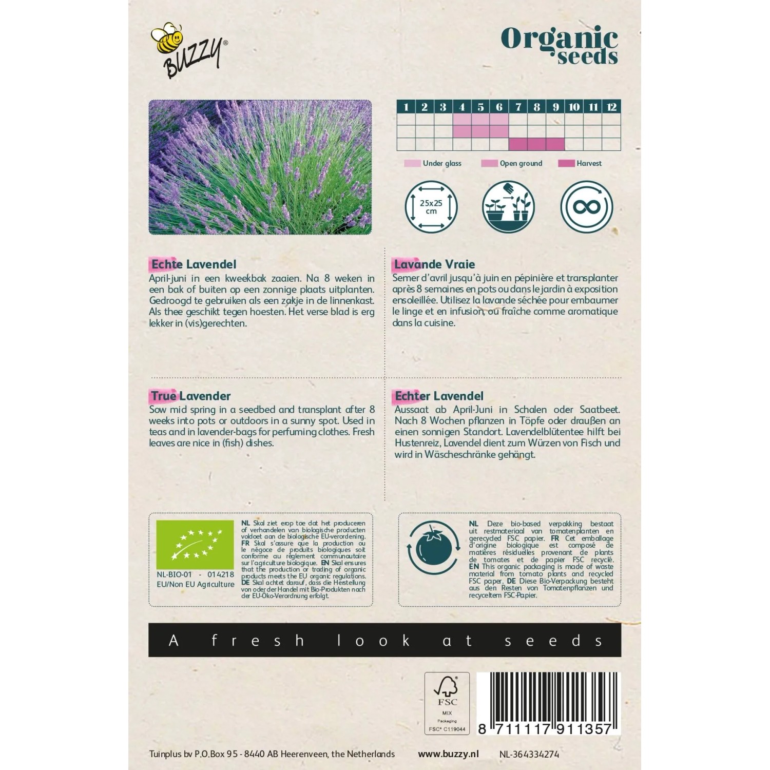 Lavendel Bio Saatgut Circa 0,1 g Duftend_2