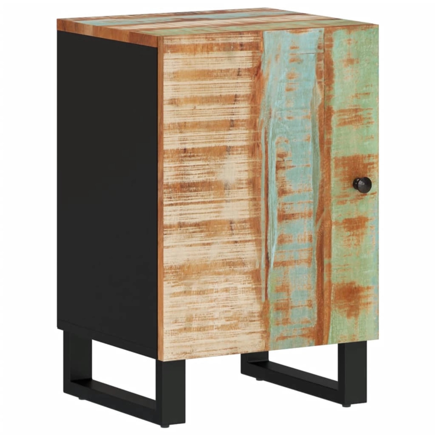 vidaXL Badschrank 38x33x58 cm Altholz Massiv günstig online kaufen