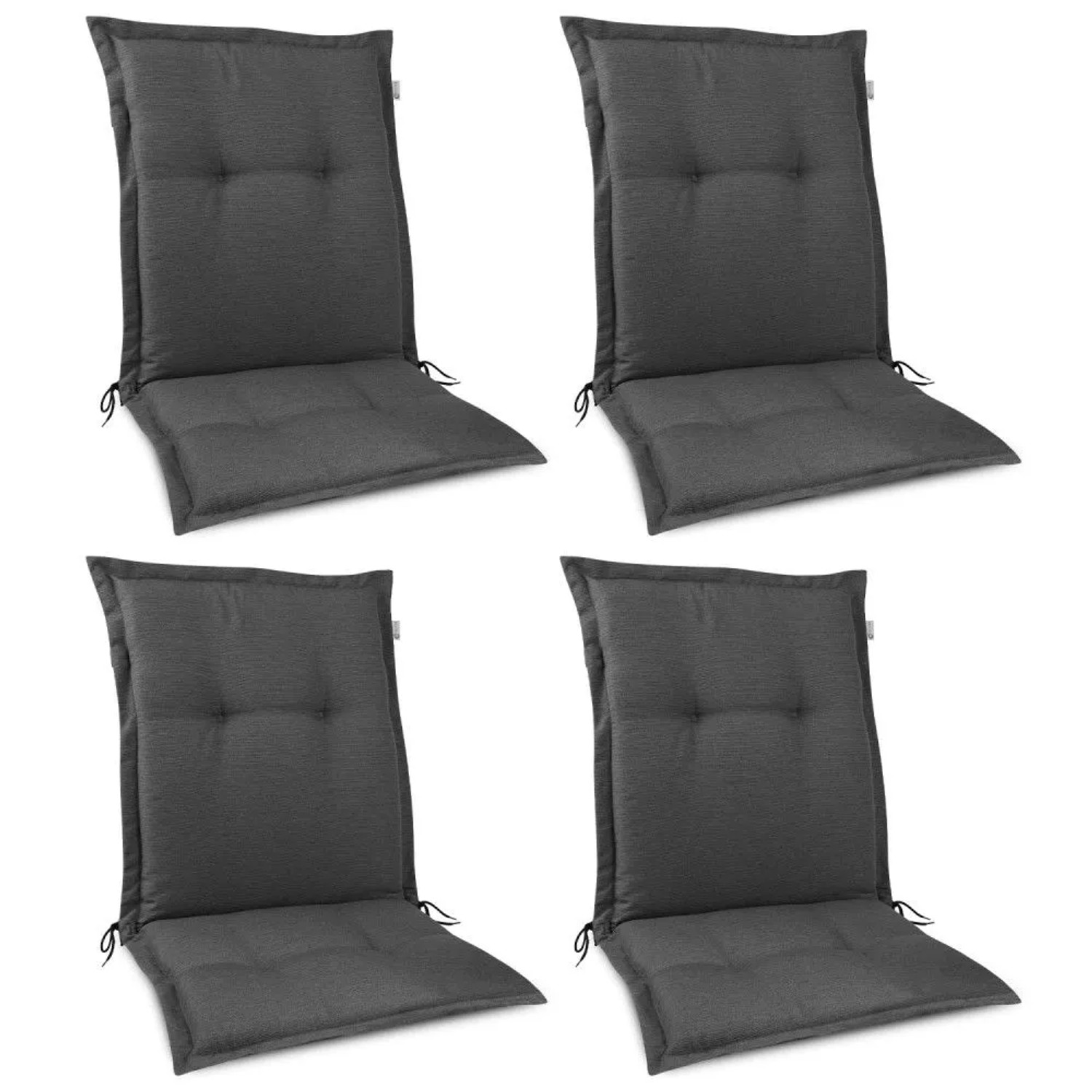 Beautissu HighLux NL Niederlehner 105x50x7cm Anthrazit 4tlg