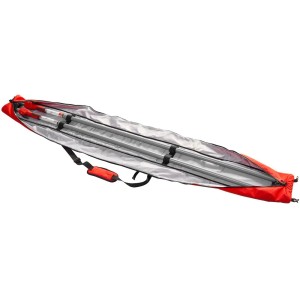 Bessey Kombitasche für Deckenstützen, rot, mit zwei Stützen und Tragegurt.