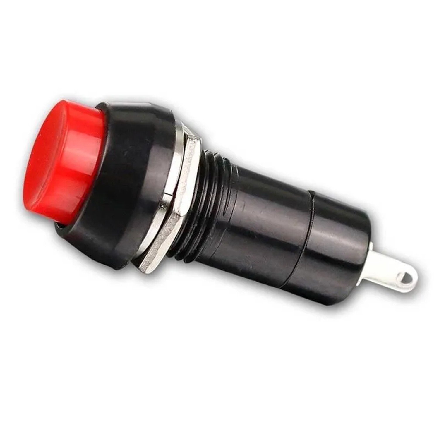 world-trading-net Drucktaster Rund Rot 18x40mm 250V 1A Schließer