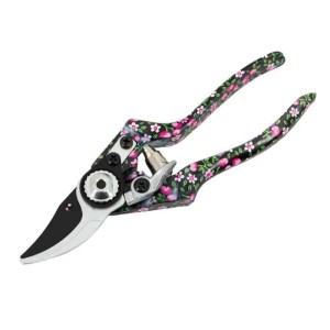 Galaflor Kleingeräte Set aus Stahl mit Blumenmotiv 4 Teile