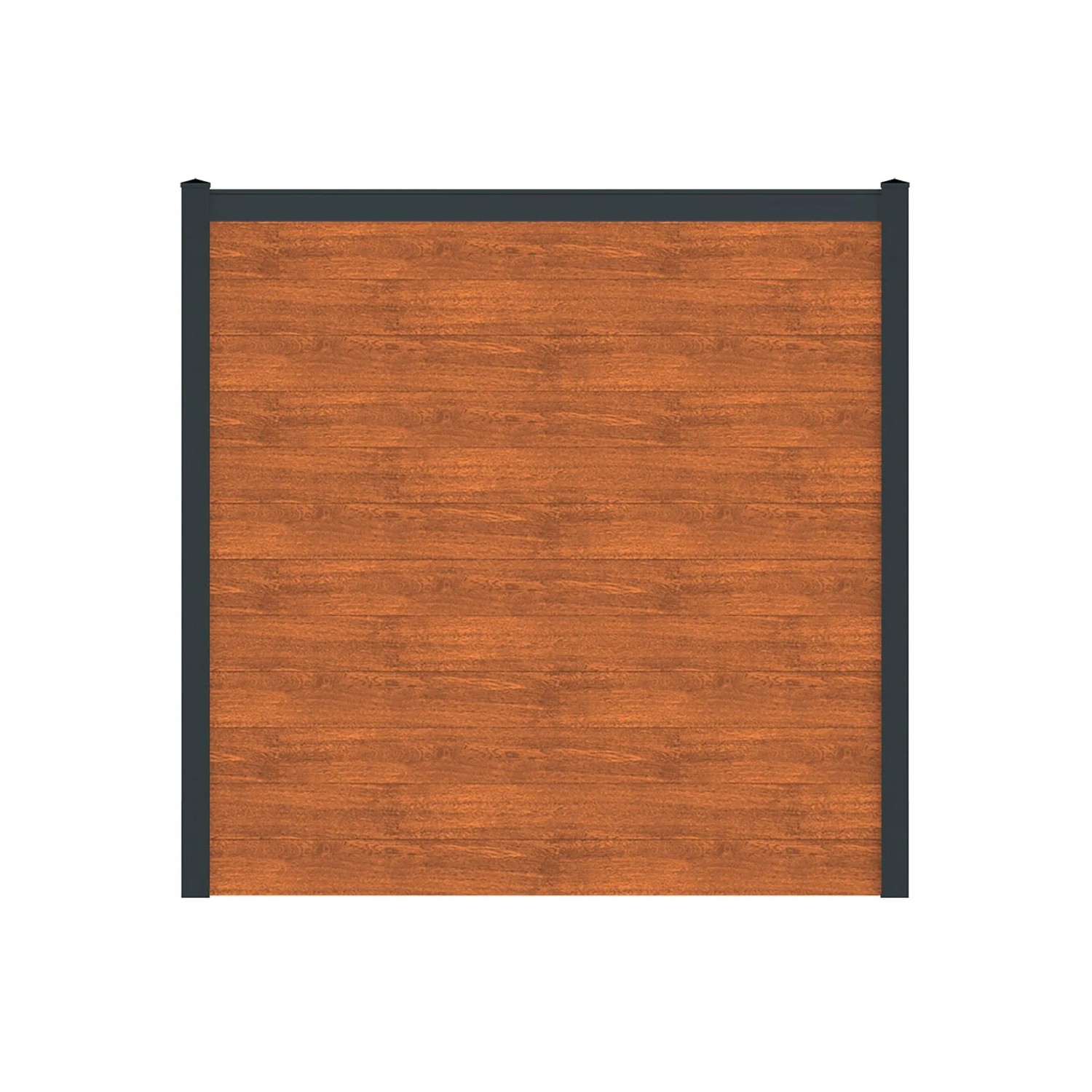 Vidual Sichtschutzzaun Snap 140 zum Aufdübeln 1,8 m x 21,30 m Light Oak