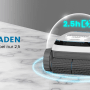 Poolroboter Royal PC10 Akku lädt. Der Poolsauger ist weiß/grau und hat eine Ladezeit von 2,5h.
