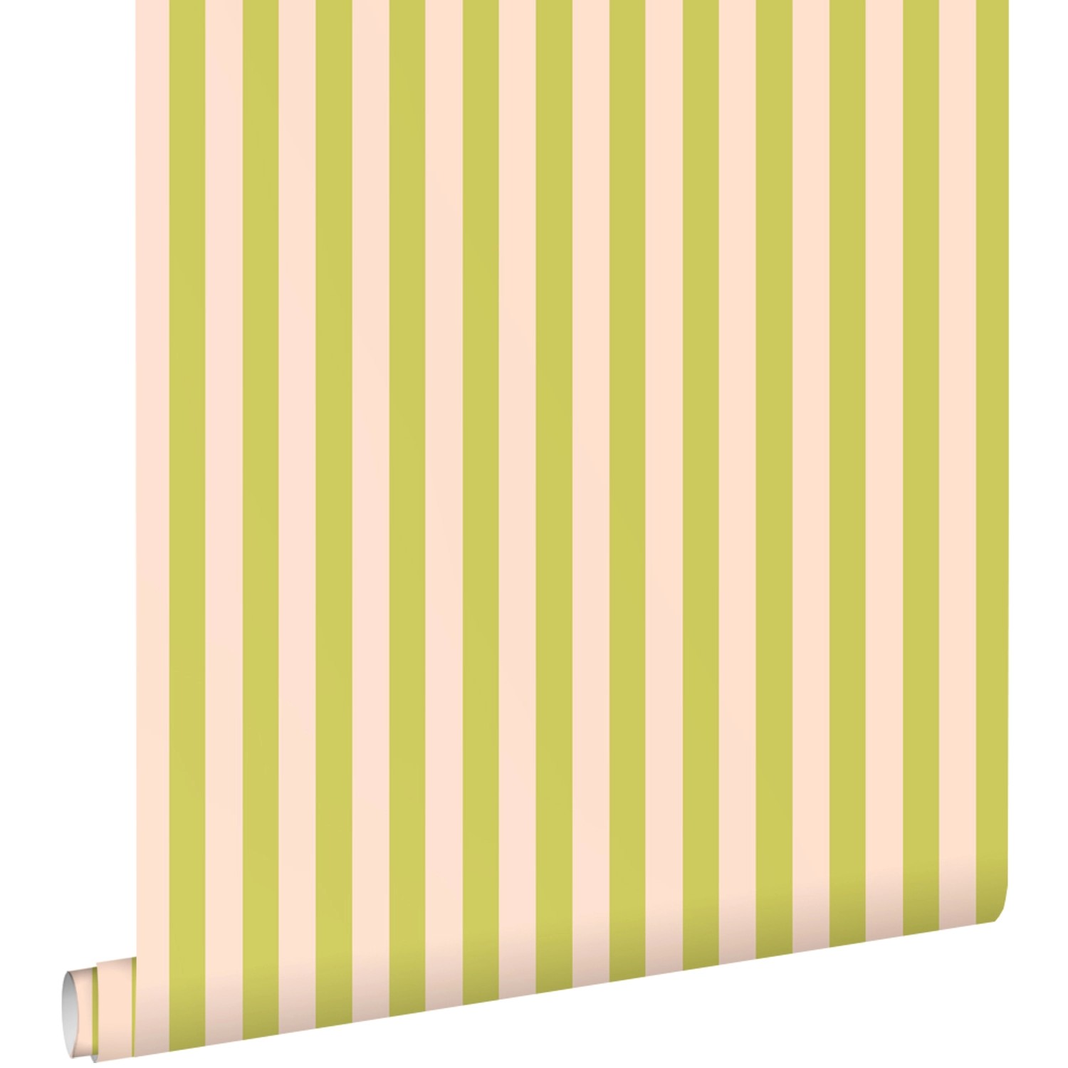 ESTAhome Tapete Streifen Gelb und Grün 50 x 900 cm günstig online kaufen