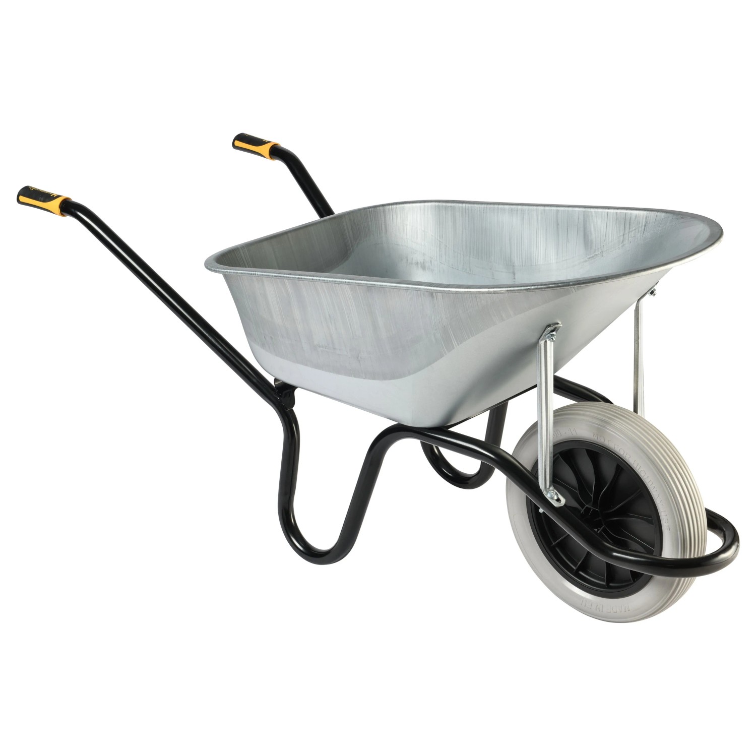 Haemmerlin Schubkarre Aktiv Premium 110 l PU-Rad Verzinkt