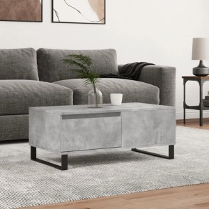 vidaXL Couchtisch Betongrau 90x50x36,5 cm Holzwerkstoff 830816