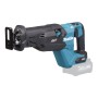 Makita Akku-Reciprosäge JR002GZ, 40 V, blau-schwarz, für Stich- und Säbelsägearbeiten.