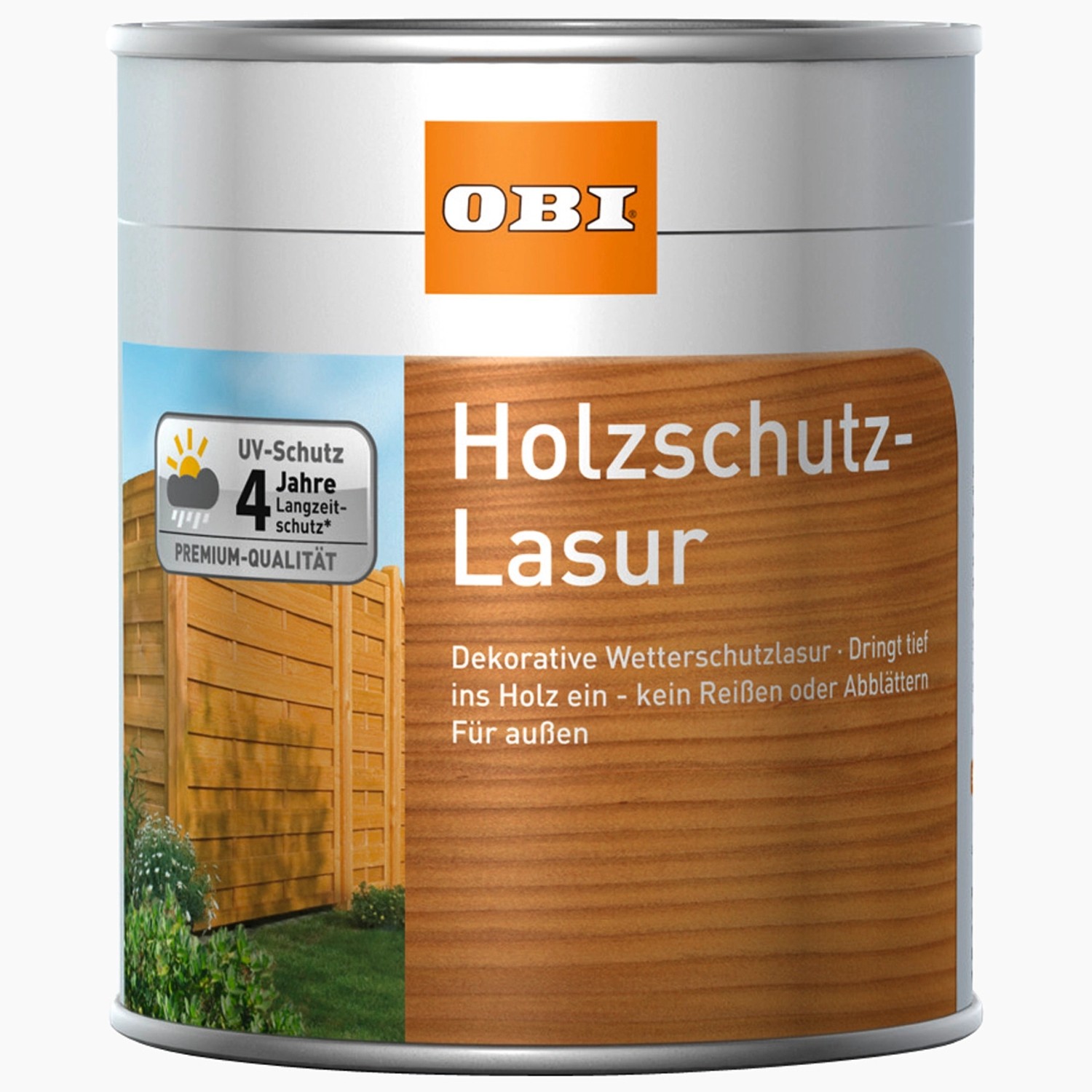 OBI Holzschutz-Lasur Ebenholz 2,5 l