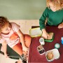 Mepal Campus Lunchset Dino World mit Brotdose, Gabel und Thermosflasche für Kinder.