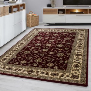 Ayyildiz Orientteppich Marrakesh 210, rot, 160x230 cm. Kurzflorteppich mit orientalischem Muster.