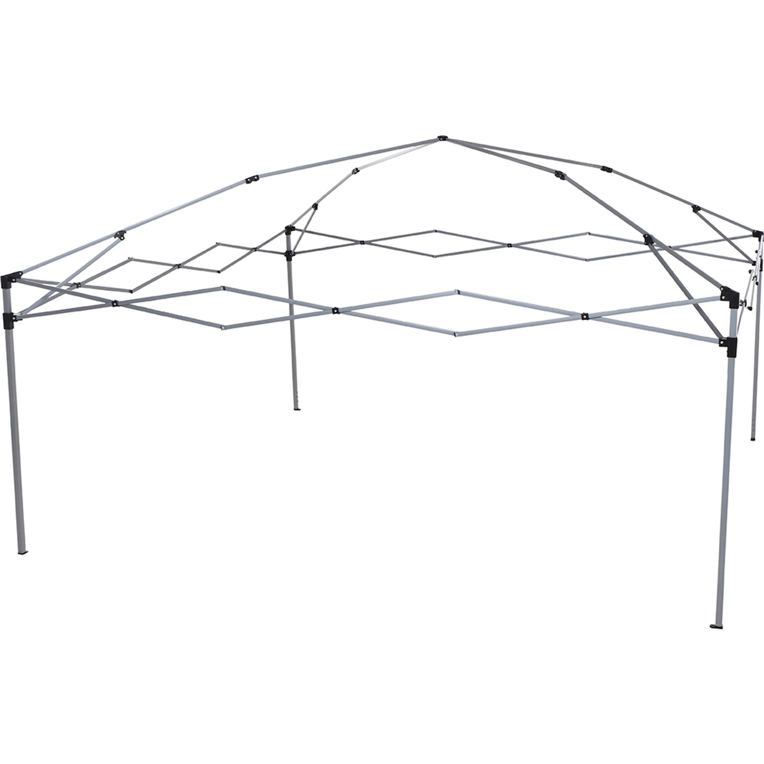 Gestell des grauen Siena Garden Starter Pavillons, 300x300 cm.
