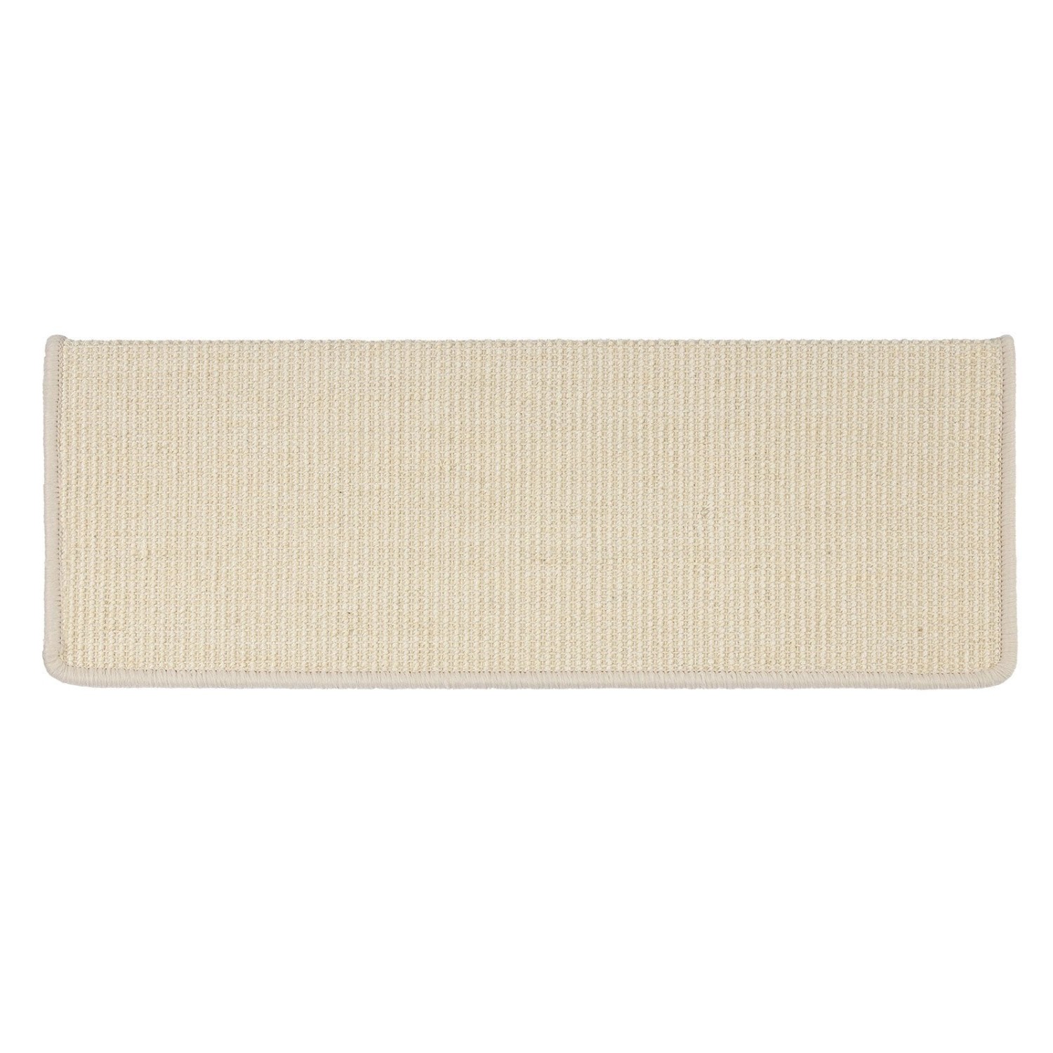 Karat Stufenmatte Sisal Pure Nature Selbstklebend Elfenbein Rechteckig 23,5 x 65 cm