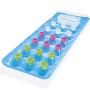 Bestway Luftmatratze, 177x63cm, blau mit farbigen Akzenten und transparentem Fenster.