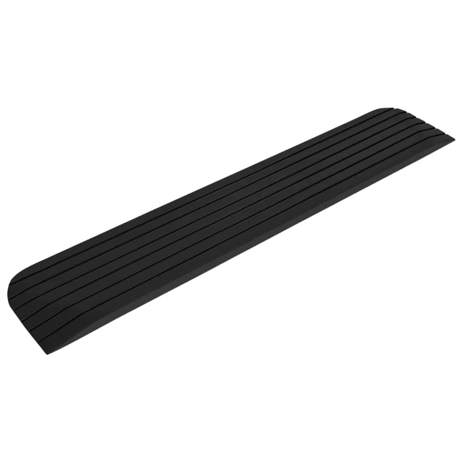 DELUKE Brückenschwellenrampe THEO 110x21x2,5cm Gummi Kabelbrücke Bodenschwelle Überfahrschutz