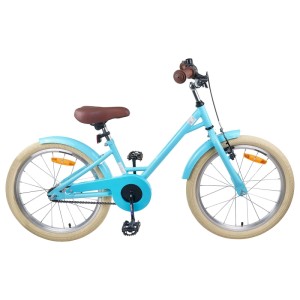Himmelblaues 20-Zoll-Kinderfahrrad von vidaXL für Kinder von 6-11 Jahren.
