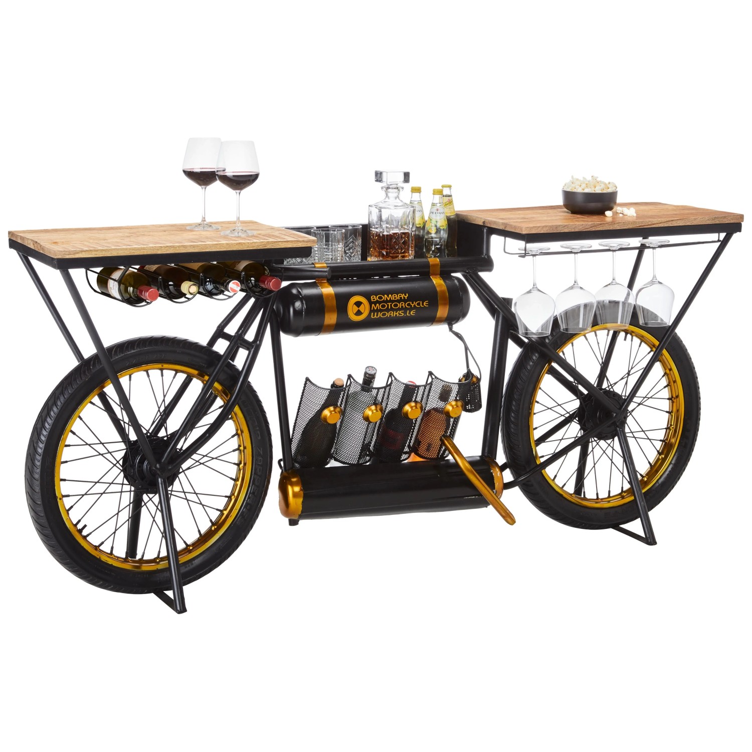 Premium Living Bar aus Mangoholz Massiv