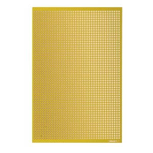 Blanko Lötplatine aus Epoxidharz mit 2128 Kontakten, einseitig. Ideal für Elektronikprojekte.