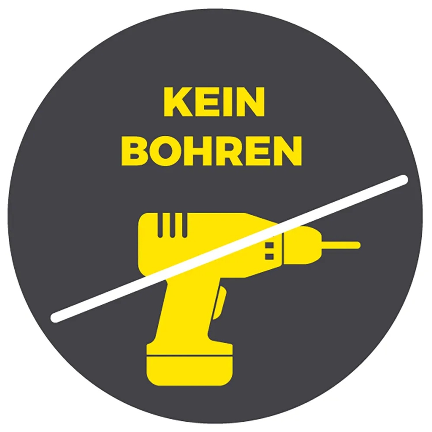 Symbol: Kein Bohren notwendig für Easymaxx Moskitonetz Montage.