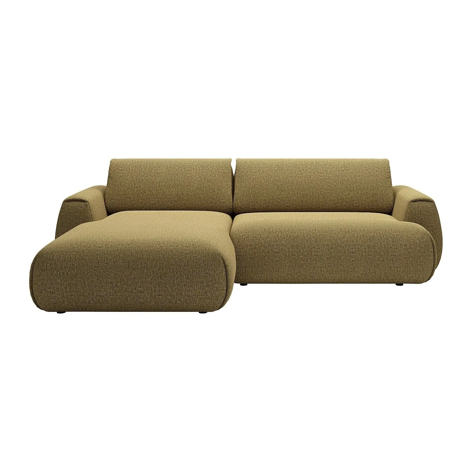 Vente-unique Schlafsofa Monelia Grün 270 cm