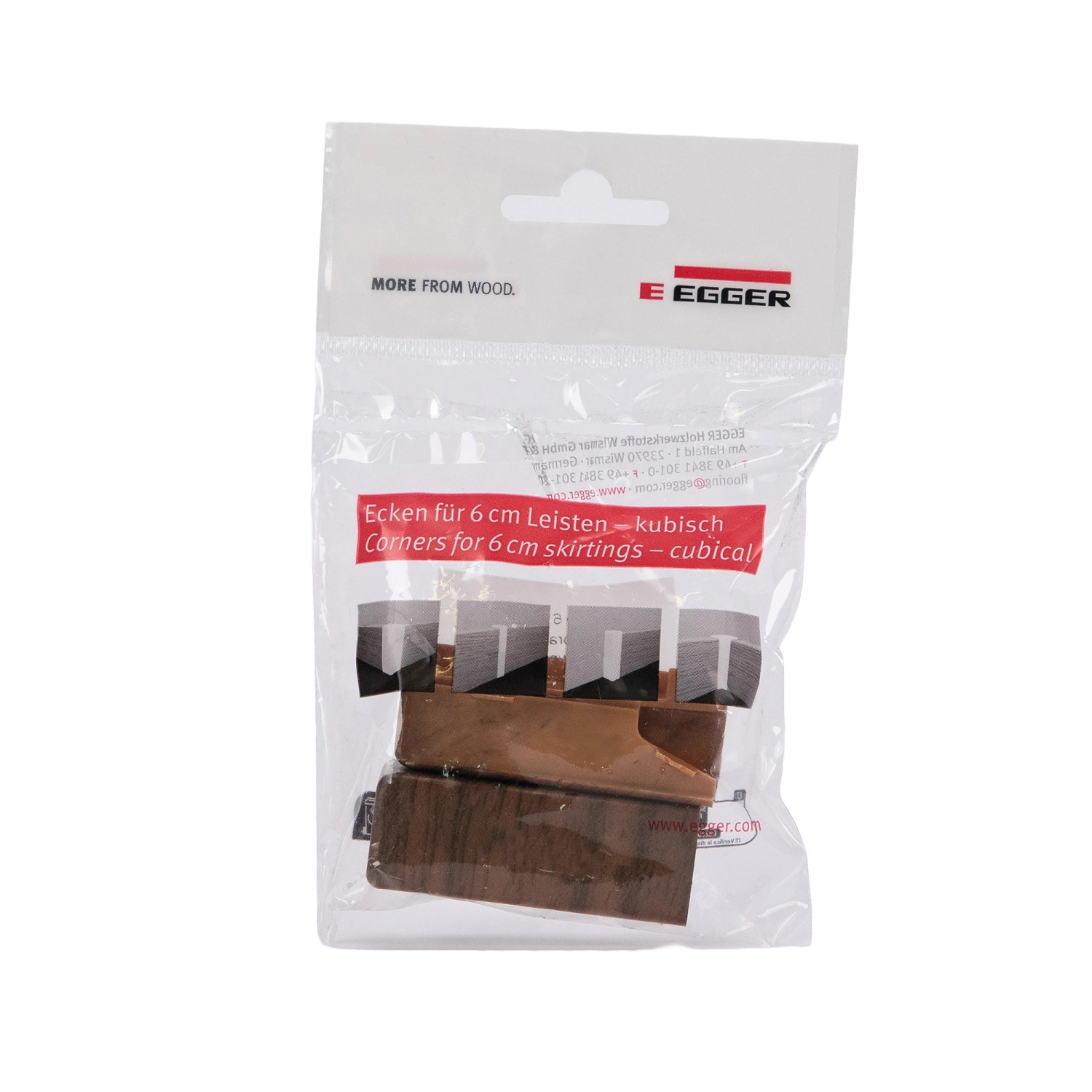 Egger Außenecke Kubisch 6 cm Nußbaum Braun 2 Stück günstig online kaufen