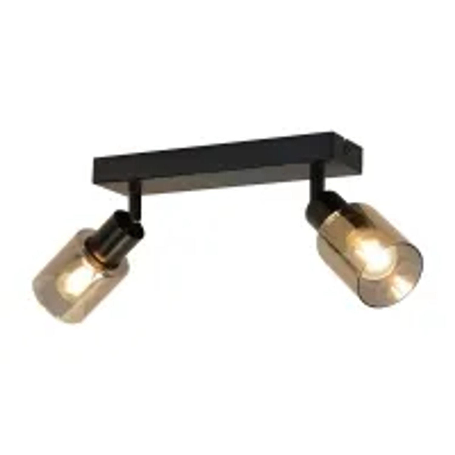 NETTLIFE Deckenleuchte aus Glas Schwarz 15CM-3