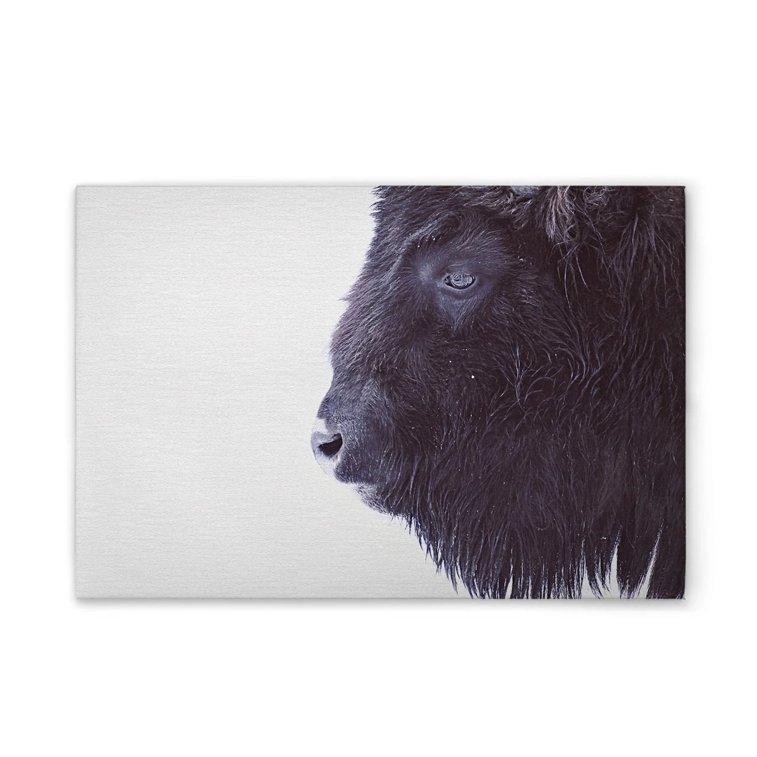 Tadessi Leinwandbild - M1-No.51090 - Tiere Büffel - 120 x 80 cm - Hochformat