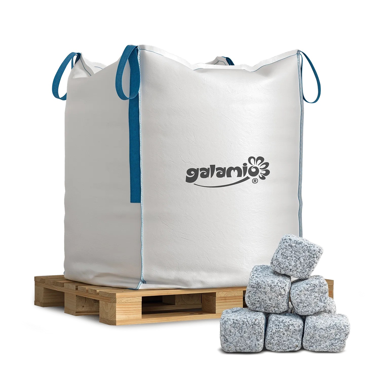 Galamio Granitpflaster 8/11 1000kg