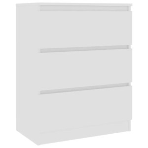 vidaXL Sideboard Weiß 60x35x76 cm Holzwerkstoff 801382
