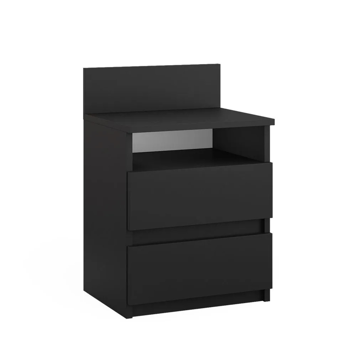 Vicco Nachttisch Monty Schwarz 32 x 59