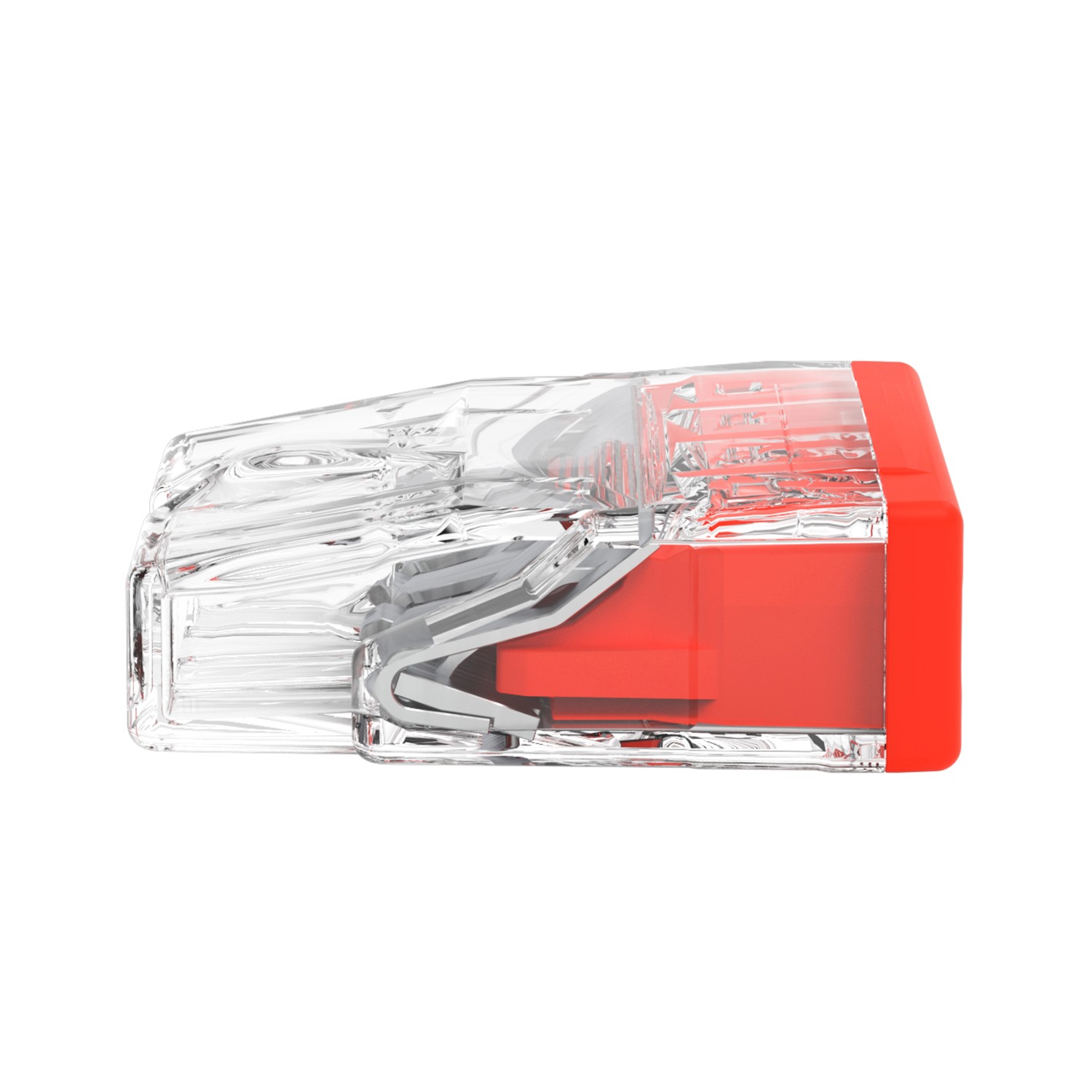 Wago Steckklemme, 4-polig, rot, 10er-Pack. Verbindungsklemme für einfache und sichere Elektroinstallation.