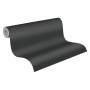 Rolle schwarze Vliestapete Uni von Trendwall 2, Dekorative Tapete.